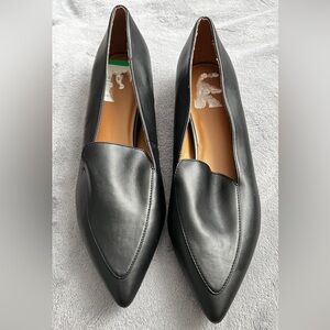 Nordstrom Rack NEW Black Faux Leather Loafers SIZE 9